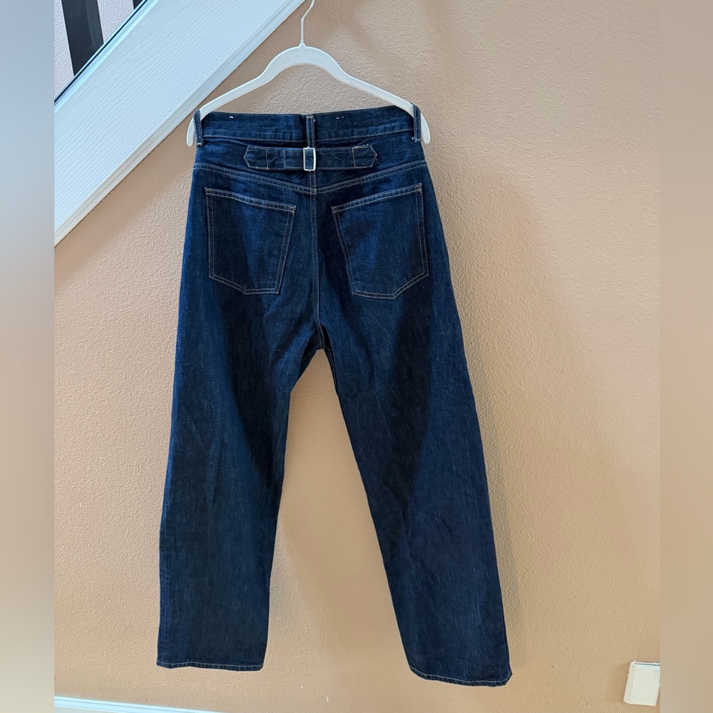 Zara Women’s Dark Blue Relaxed Jeans with Back Adjuster